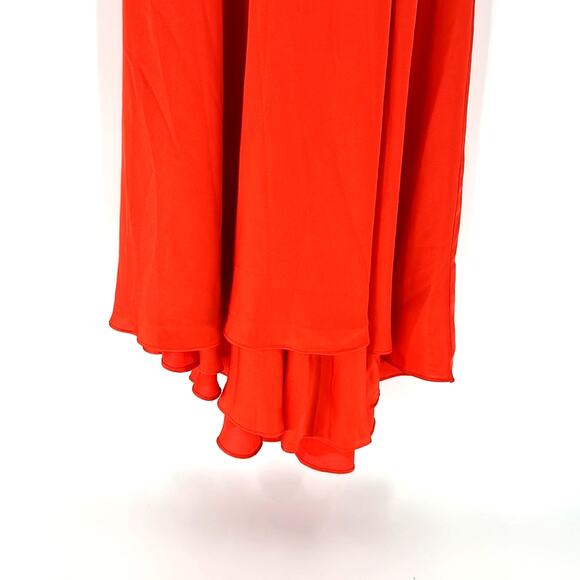 FAME AND PARTNERS The Emerie Dress | Sunset Orange  Size 0 - Picture 5 of 11